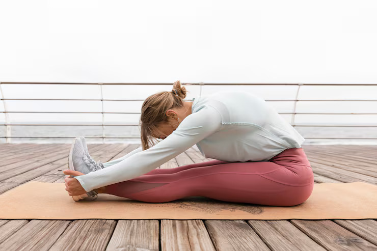 Suasana tenang untuk amalan yoga lembut